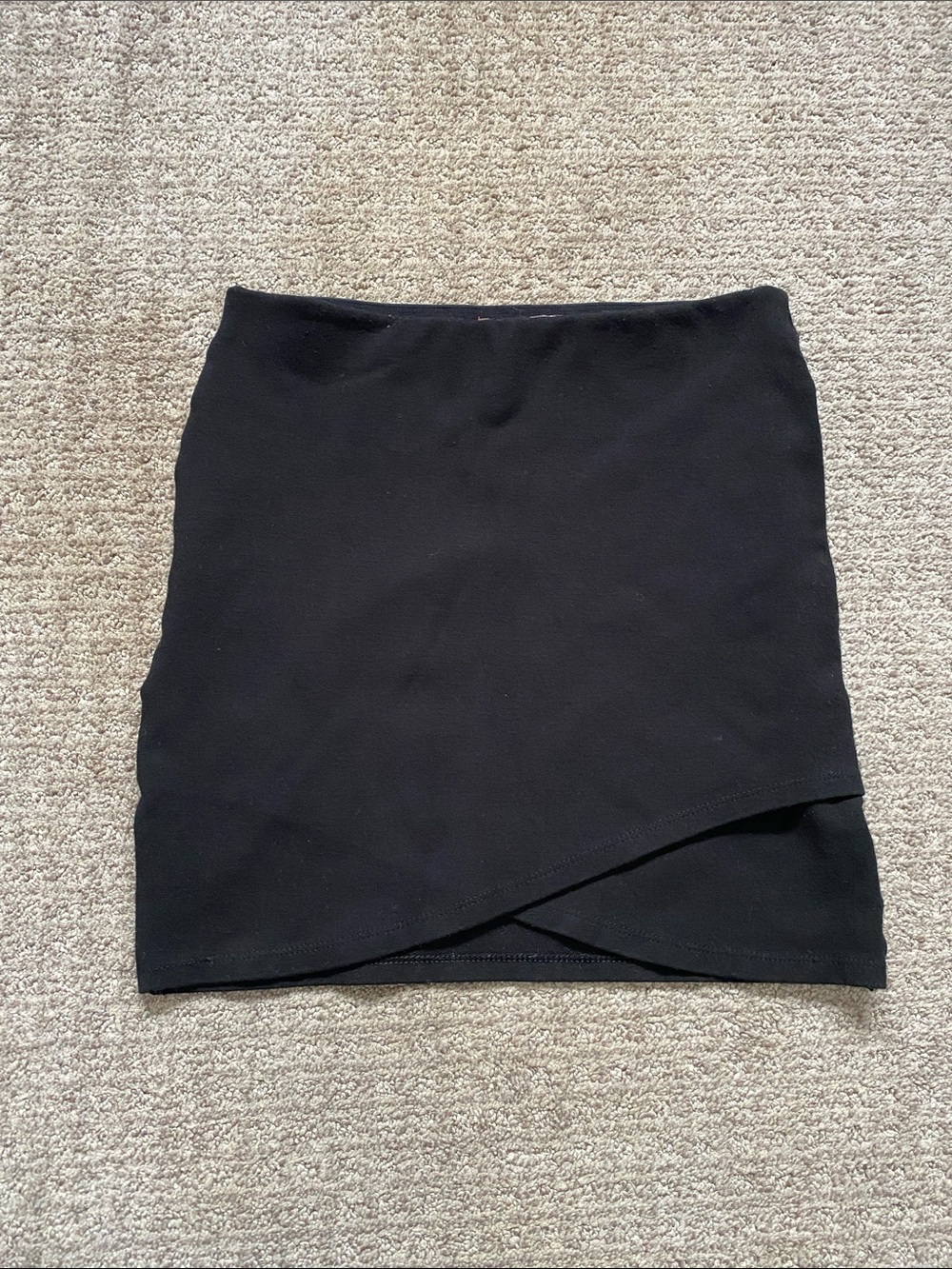 Aritzia Sunday Best Classic Black Wrap-Front Women's Skirt